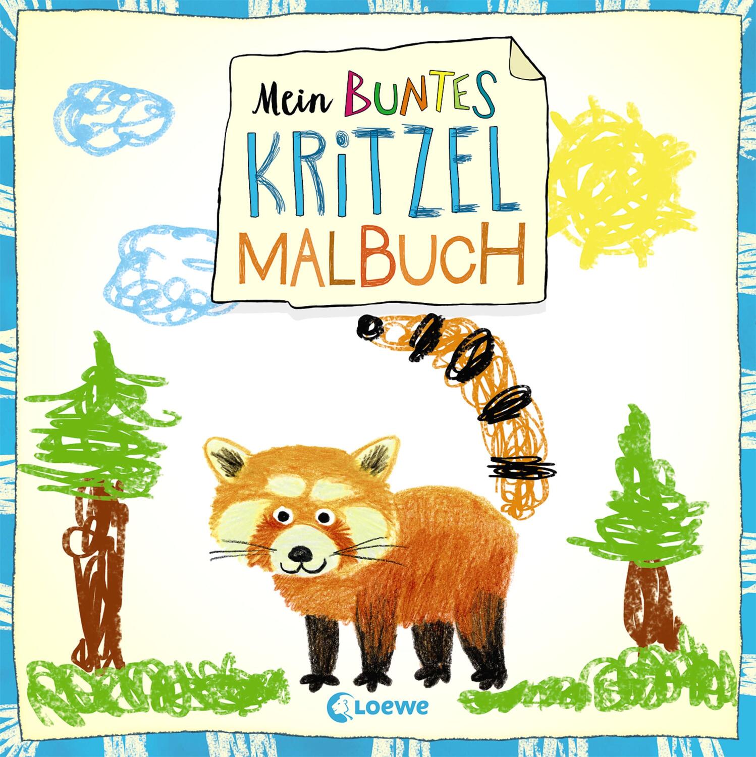Cover: 9783743208650 | Mein buntes Kritzel-Malbuch (Roter Panda) | Norbert Pautner | Buch