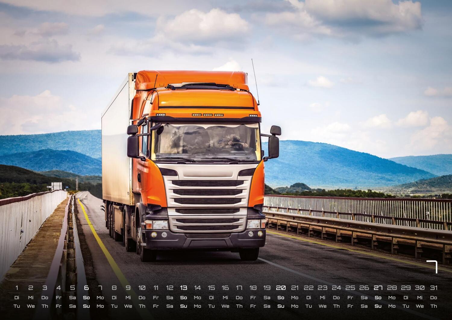 Bild: 9783986734107 | Trucks - Könige der Straße - LKW - 2025 - Kalender DIN A2 | de | 2025