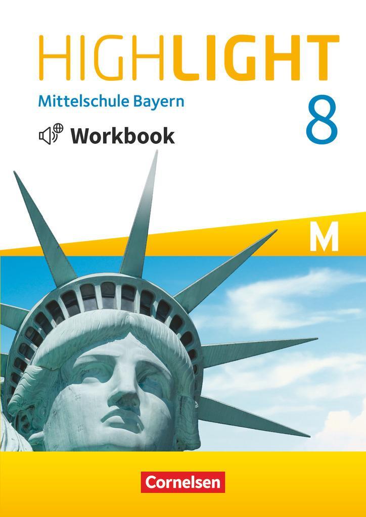 Cover: 9783060347742 | Highlight 8. Jahrgangsstufe - Mittelschule Bayern - Workbook mit...