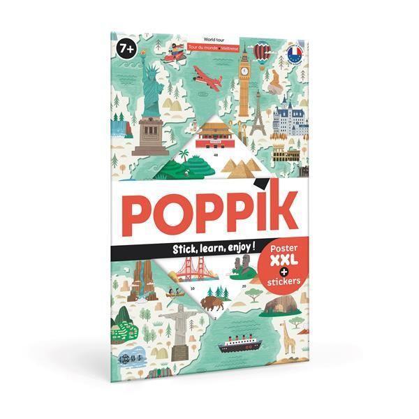 Cover: 3760262411675 | POPPIK - Lernposter &amp; Sticker Weltreise | Poppik | Spiel | Deutsch