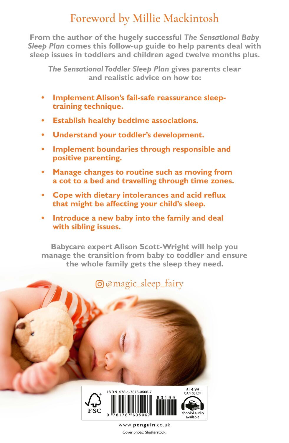 Rückseite: 9781787635067 | The Sensational Toddler Sleep Plan | Alison Scott-Wright | Taschenbuch