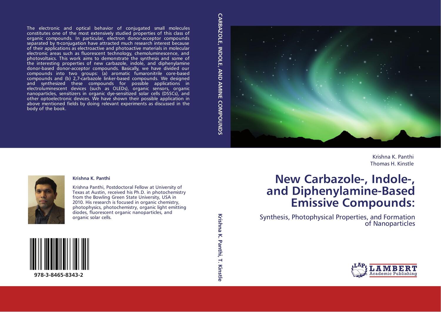 Cover: 9783846583432 | New Carbazole-, Indole-, and Diphenylamine-Based Emissive Compounds:
