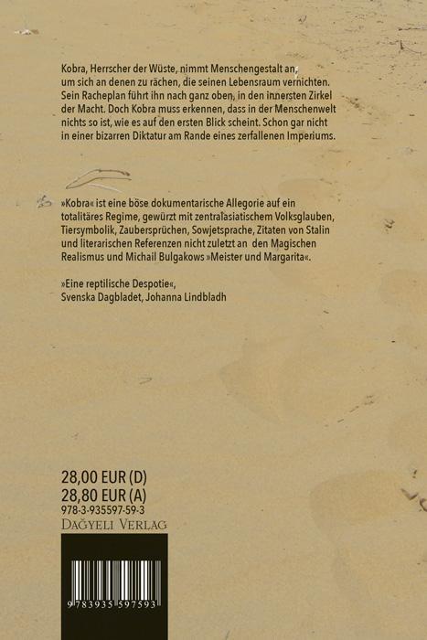 Rückseite: 9783935597593 | Kobra und der Herr Genosse Präsident | Ak Welsapar | Buch | Deutsch