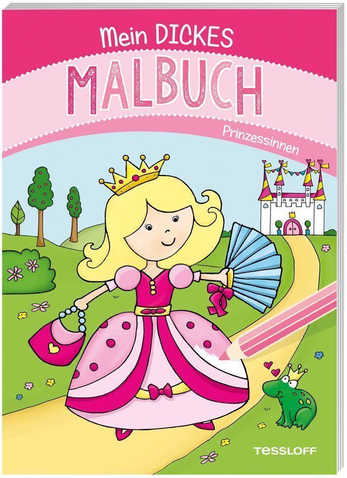 Cover: 9783788641498 | Mein dickes Malbuch. Prinzessinnen | Malen für Kinder ab 5 Jahren