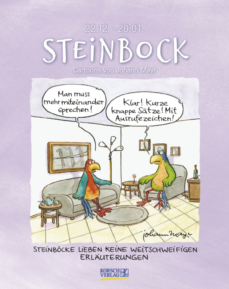 Cover: 9783731869405 | Steinbock 2024 | Korsch Verlag | Kalender | Spiralbindung | 13 S.