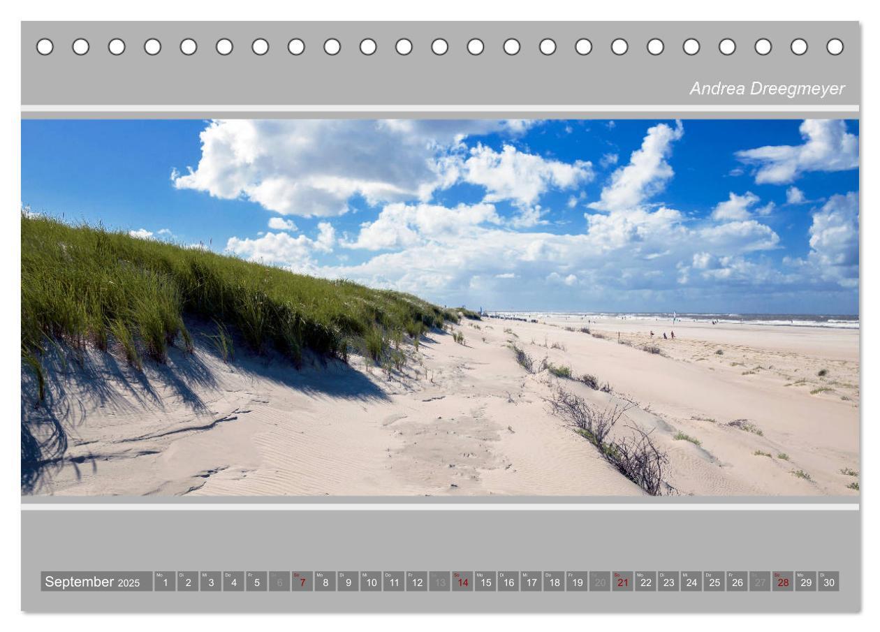 Bild: 9783435408368 | Norderney-Panorama (Tischkalender 2025 DIN A5 quer), CALVENDO...