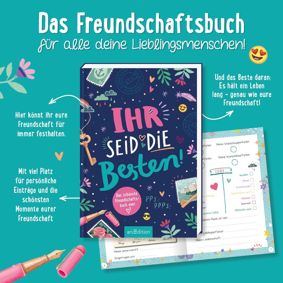 Bild: 4014489136354 | Ihr seid die Besten! - Das schönste Freundschaftsbuch ever | Buchholz