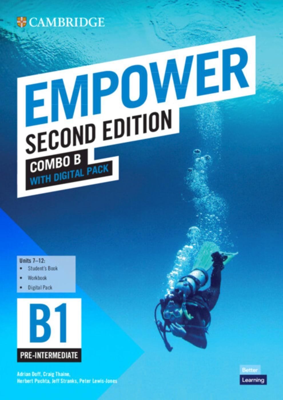 Cover: 9783125407664 | Empower Second edition B1 Pre-Intermediate | Combo B with Digital Pack