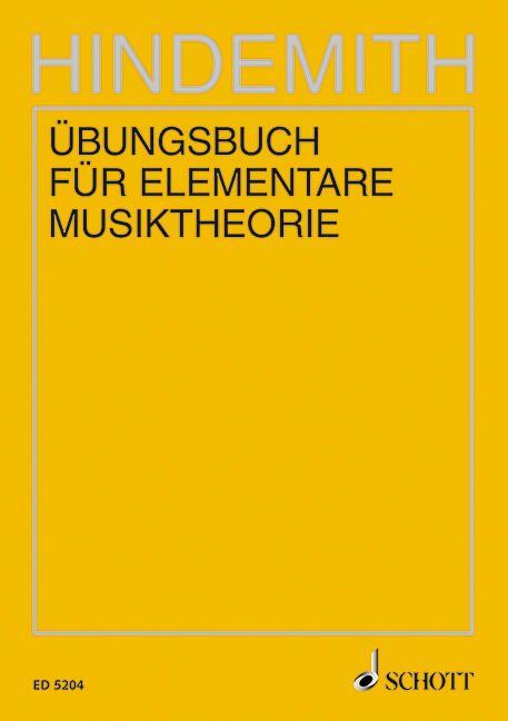 Übungsbuch für elementare Musiktheorie - Hindemith, Paul