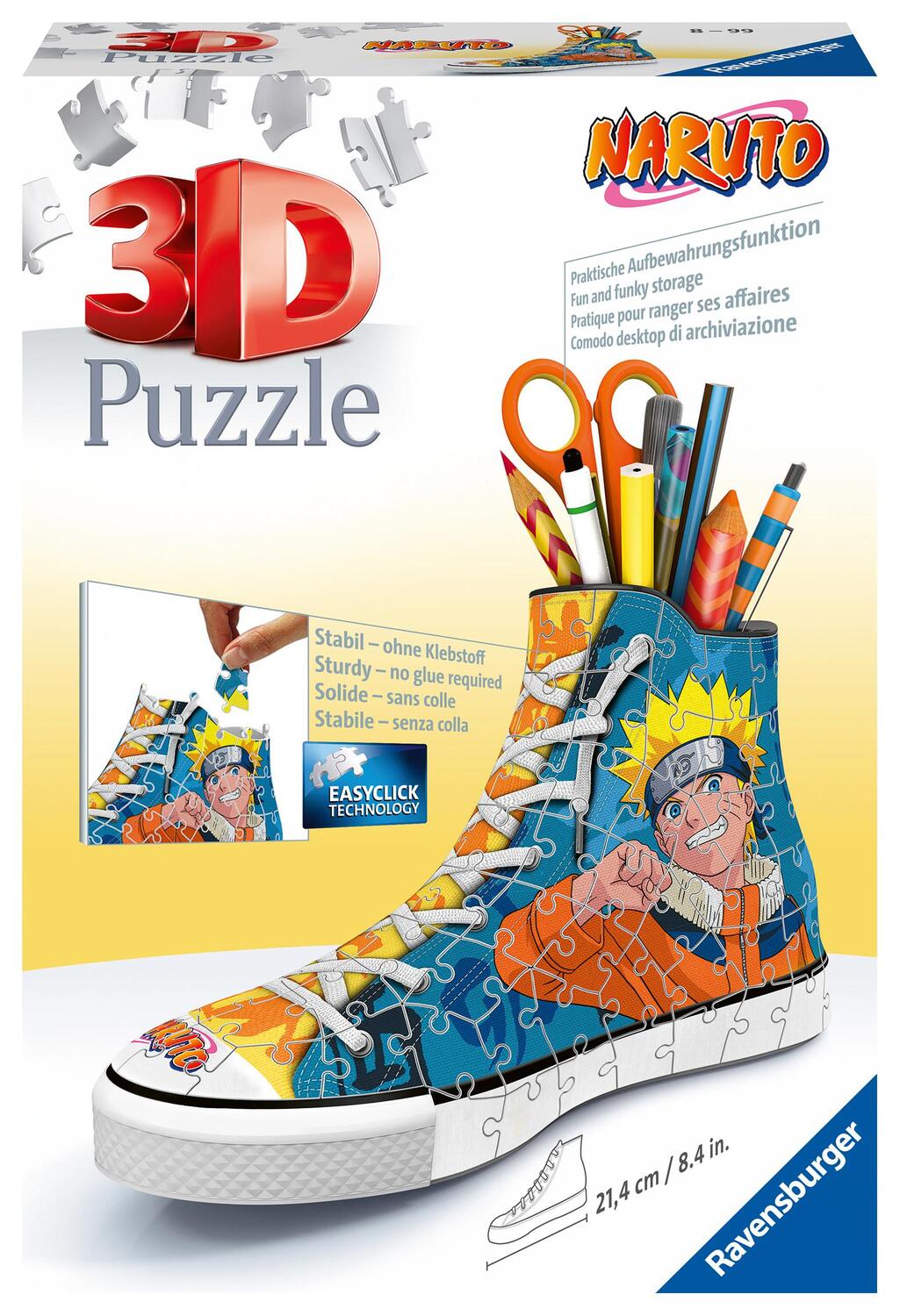 Cover: 4005556115433 | Ravensburger 3D Puzzle 11543 Sneaker Naruto - Praktischer...