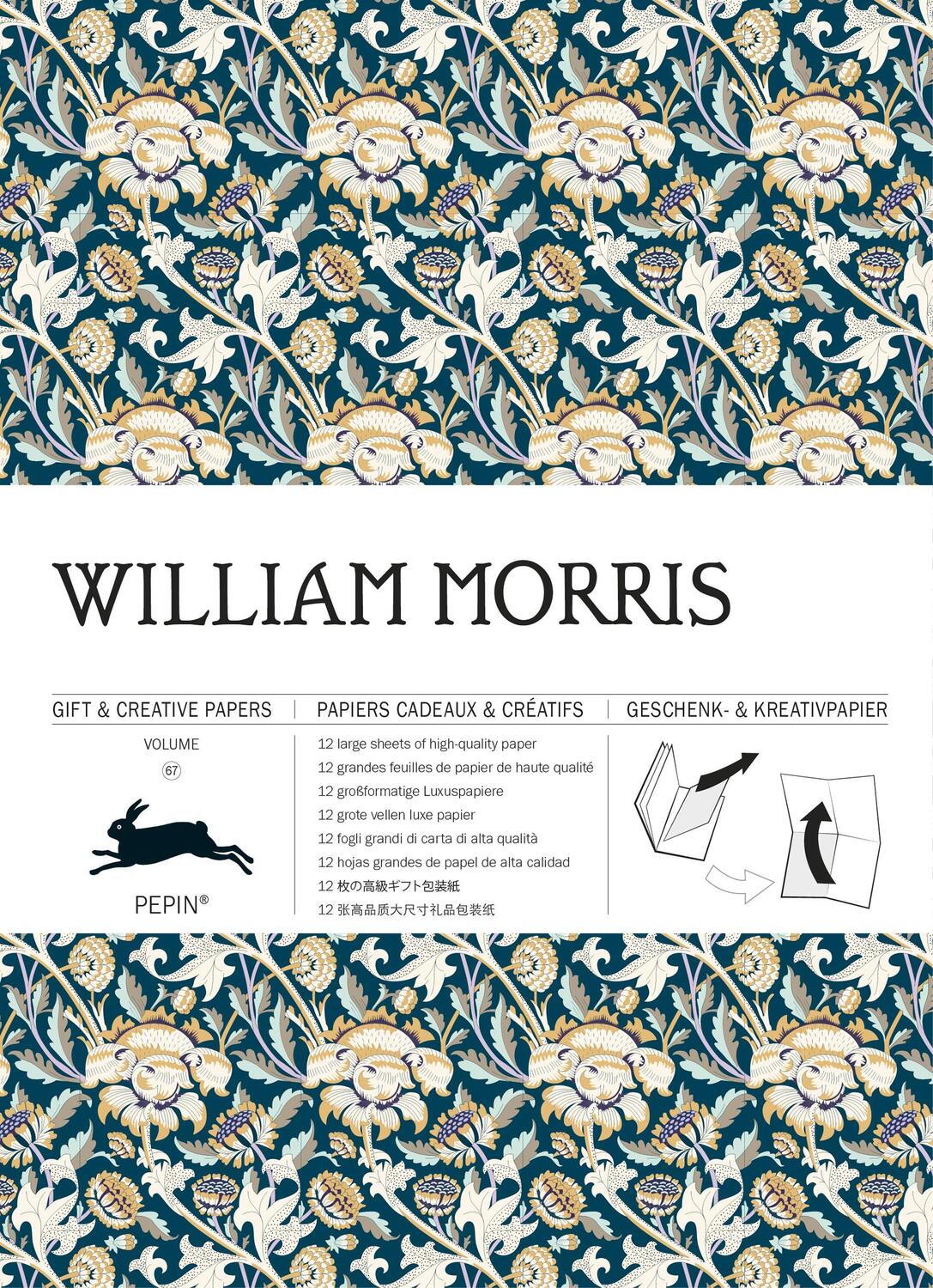 Cover: 9789460090790 | William Morris | Geschenk- und Kreativpapierbuch Vol 67 | Roojen