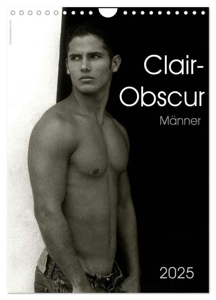 Cover: 9783457032046 | Clair-Obscur Männer 2025 (Wandkalender 2025 DIN A4 hoch), CALVENDO...