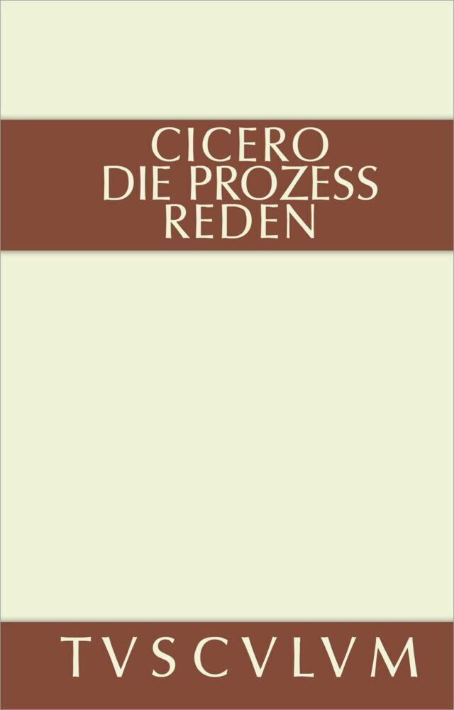 Cover: 9783050054742 | Die Prozessreden, 2 Teile | Lateinisch - Deutsch | Cicero | Buch