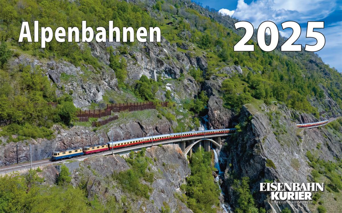 Cover: 9783844659405 | Alpenbahnen 2025 | Kalender | 13 S. | Deutsch | 2025 | EK-Verlag