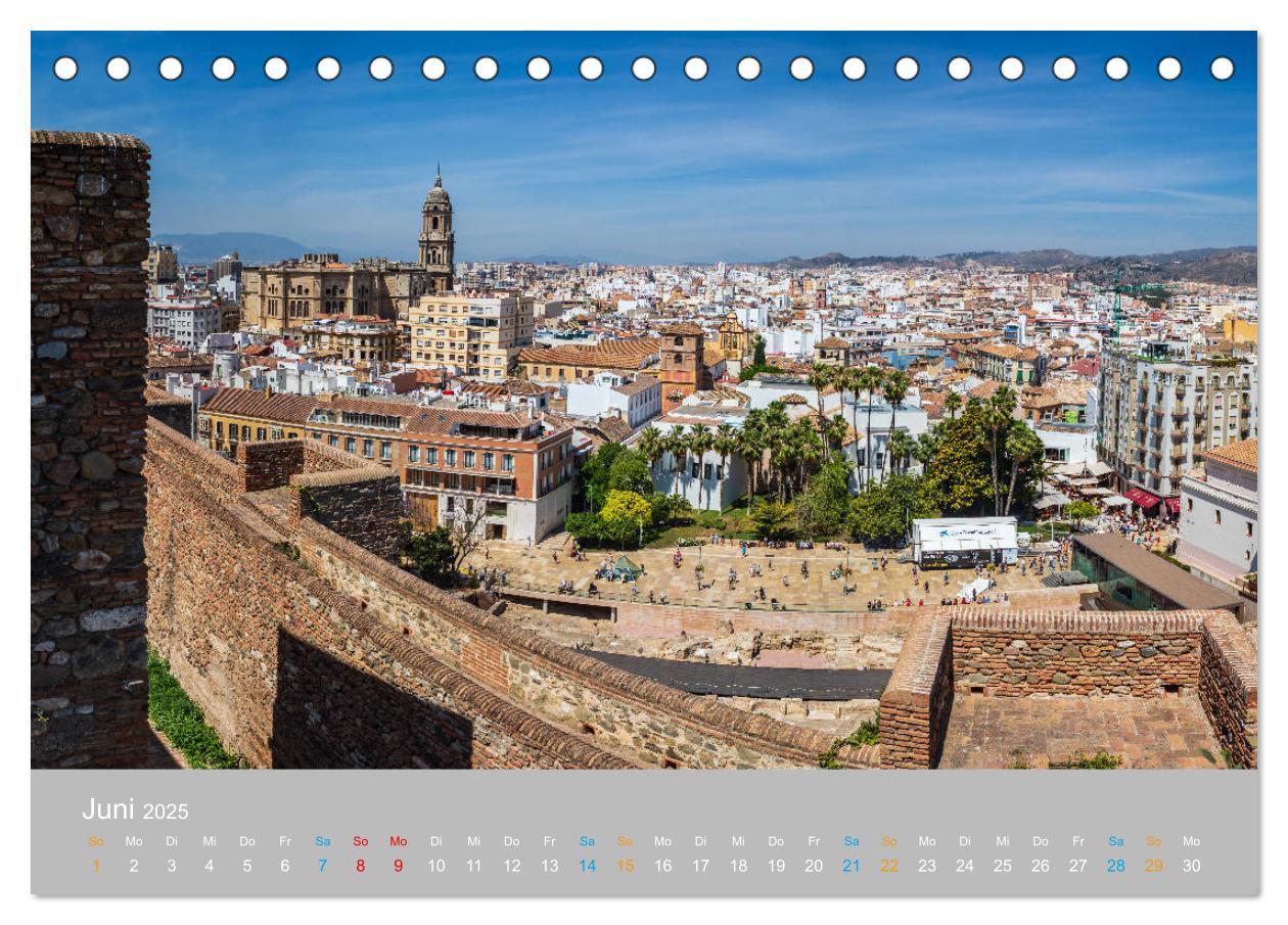 Bild: 9783435230334 | Malaga - andalusische Mittelmeerküste (Tischkalender 2025 DIN A5...