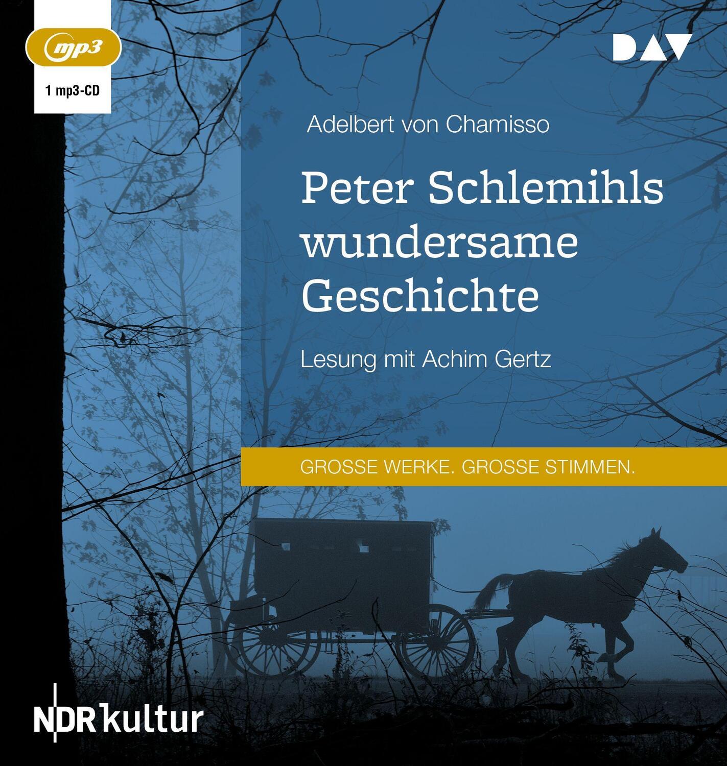 Cover: 9783742420282 | Peter Schlemihls wundersame Geschichte | Lesung mit Achim Gertz | MP3