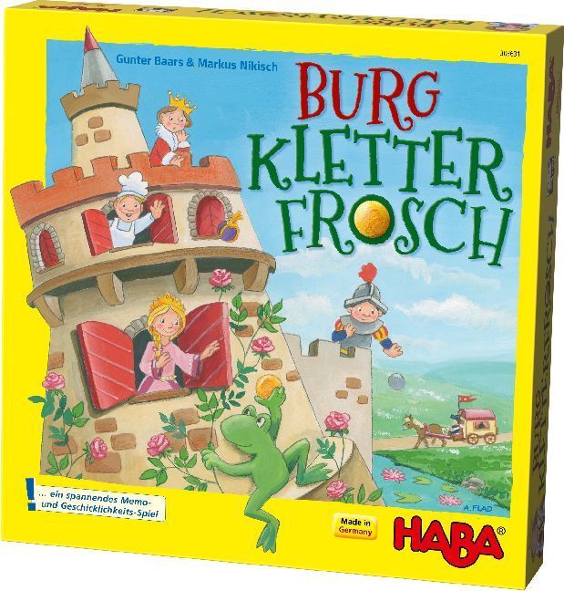 Cover: 4010168233895 | Burg Kletterfrosch (Kinderspiel) | Gunter Baars (u. a.) | Spiel | 2018
