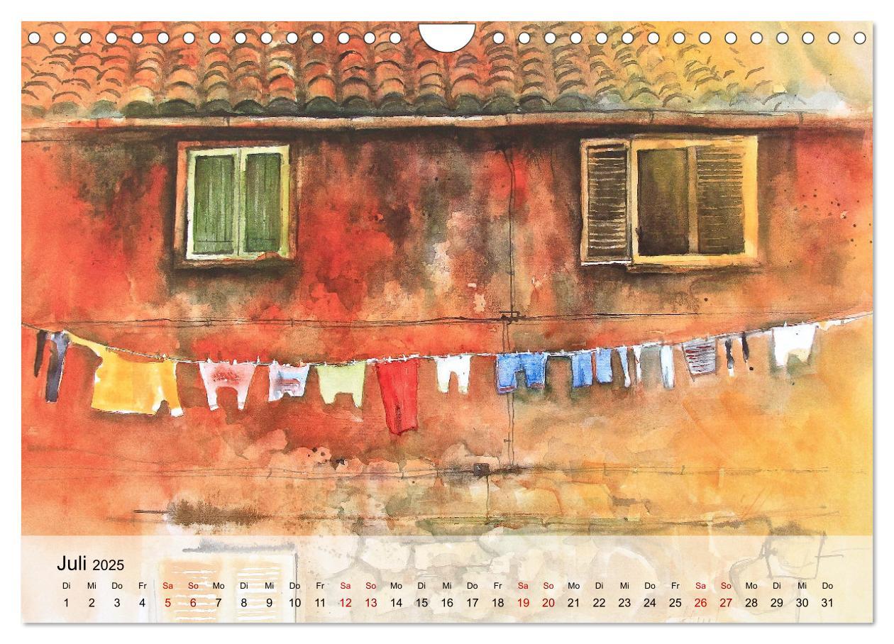 Bild: 9783383836084 | Aquarell auf Reisen - mit Eckard Funck (Wandkalender 2025 DIN A4...