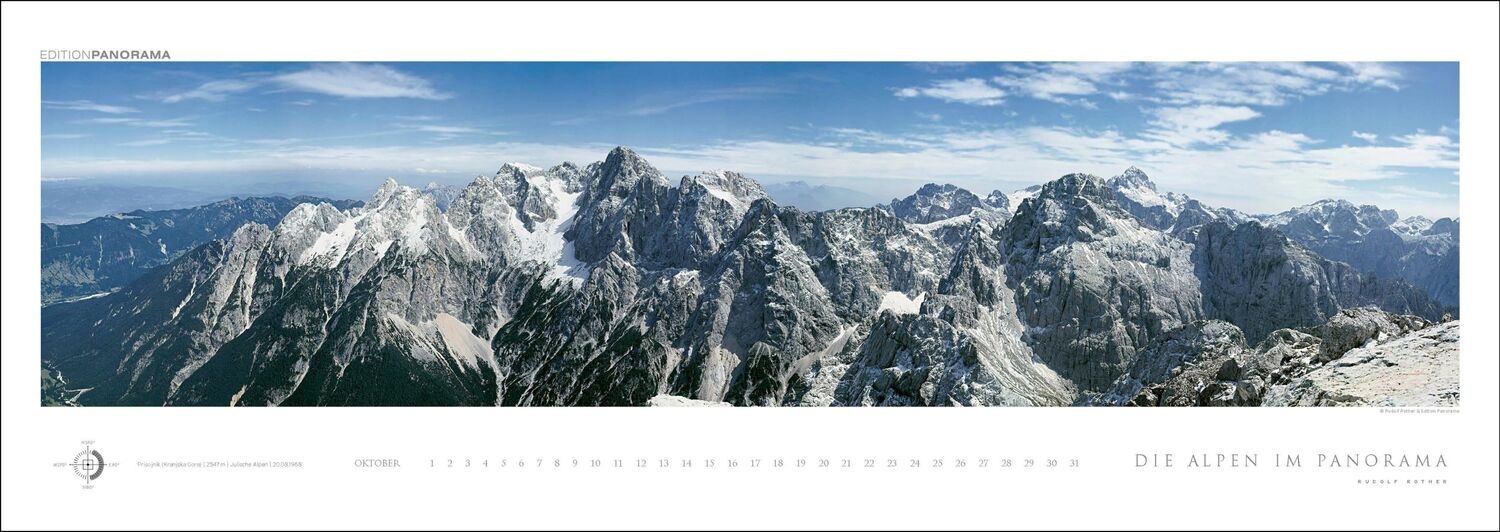 Bild: 9783898236249 | Die Alpen im Panorama | Rudolf Rother | Kalender | XIV | Deutsch