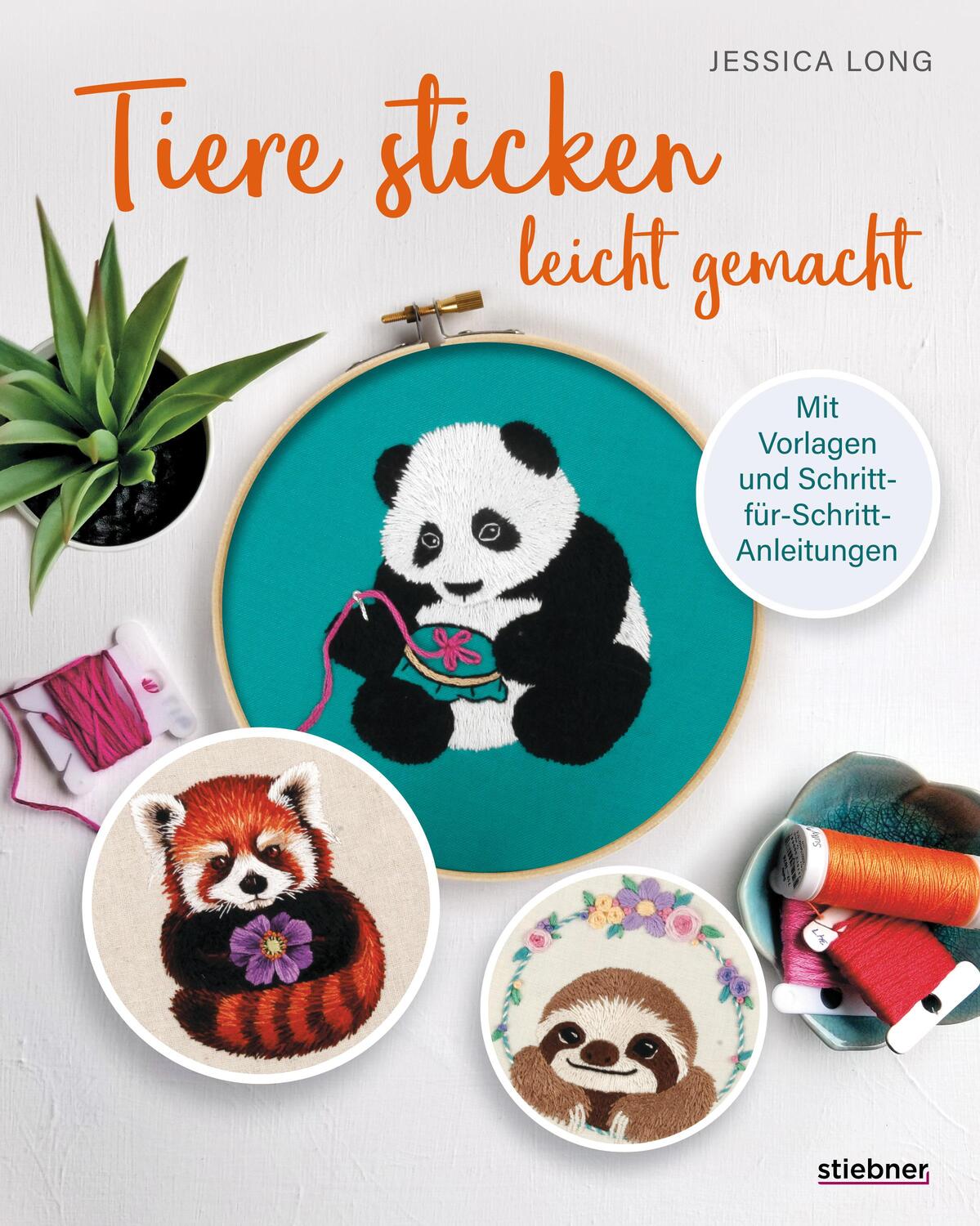 Cover: 9783830721284 | Tiere Sticken leicht gemacht | Jessica Long | Taschenbuch | Deutsch