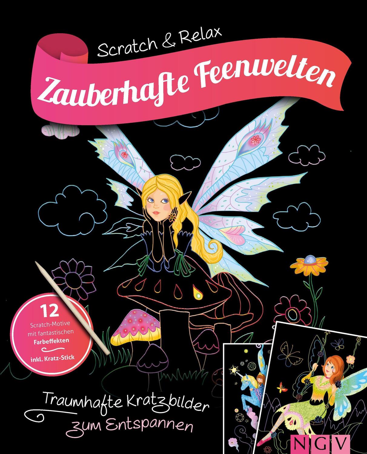 Cover: 9783625192183 | Zauberhafte Feenwelten - Kratzbuch für Kinder ab 6 Jahren | Buch