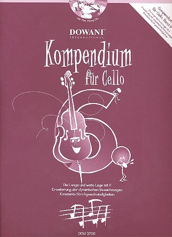 Cover: 9783905477252 | Kompendium Band 6 (+2CDs) für Violoncello | Josef Hofer | Kompendium