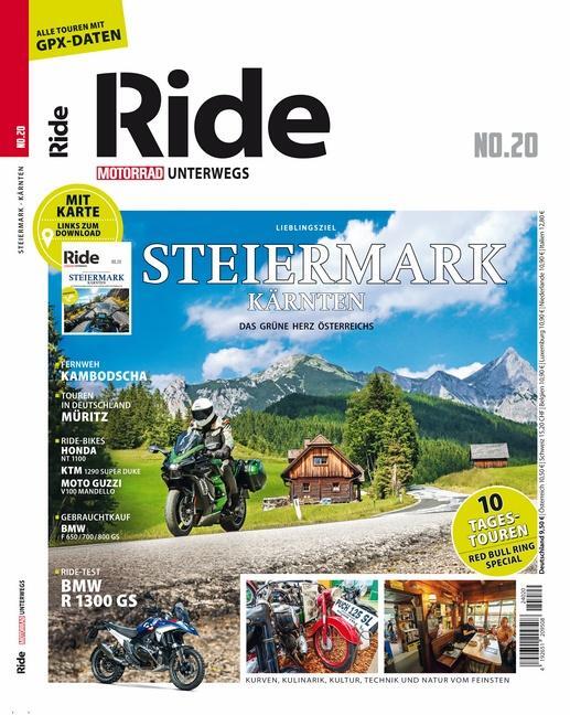 Cover: 9783613321892 | RIDE - Motorrad unterwegs, No. 20 | Steiermark/Kärnten | Taschenbuch