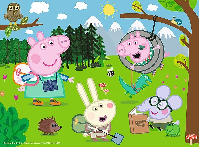Bild: 5900511182453 | Peppa Pig (Kinderpuzzle) | Waldausflug | Spiel | In Spielebox | 2020