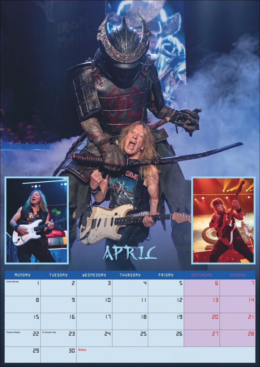 Bild: 9783840196744 | Iron Maiden Posterkalender 2025 | Kalender | Danilo | Spiralbindung