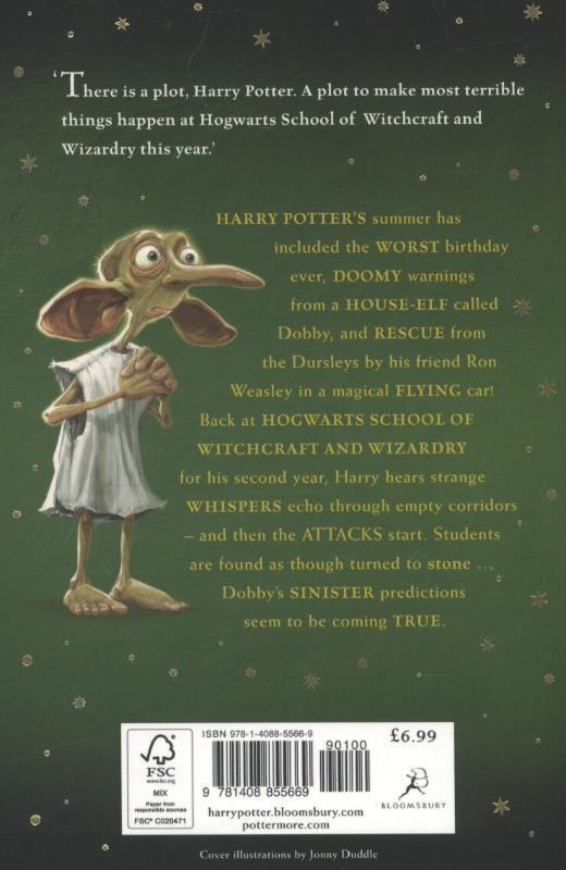 Rückseite: 9781408855669 | Harry Potter 2 and the Chamber of Secrets | Joanne K. Rowling | Buch