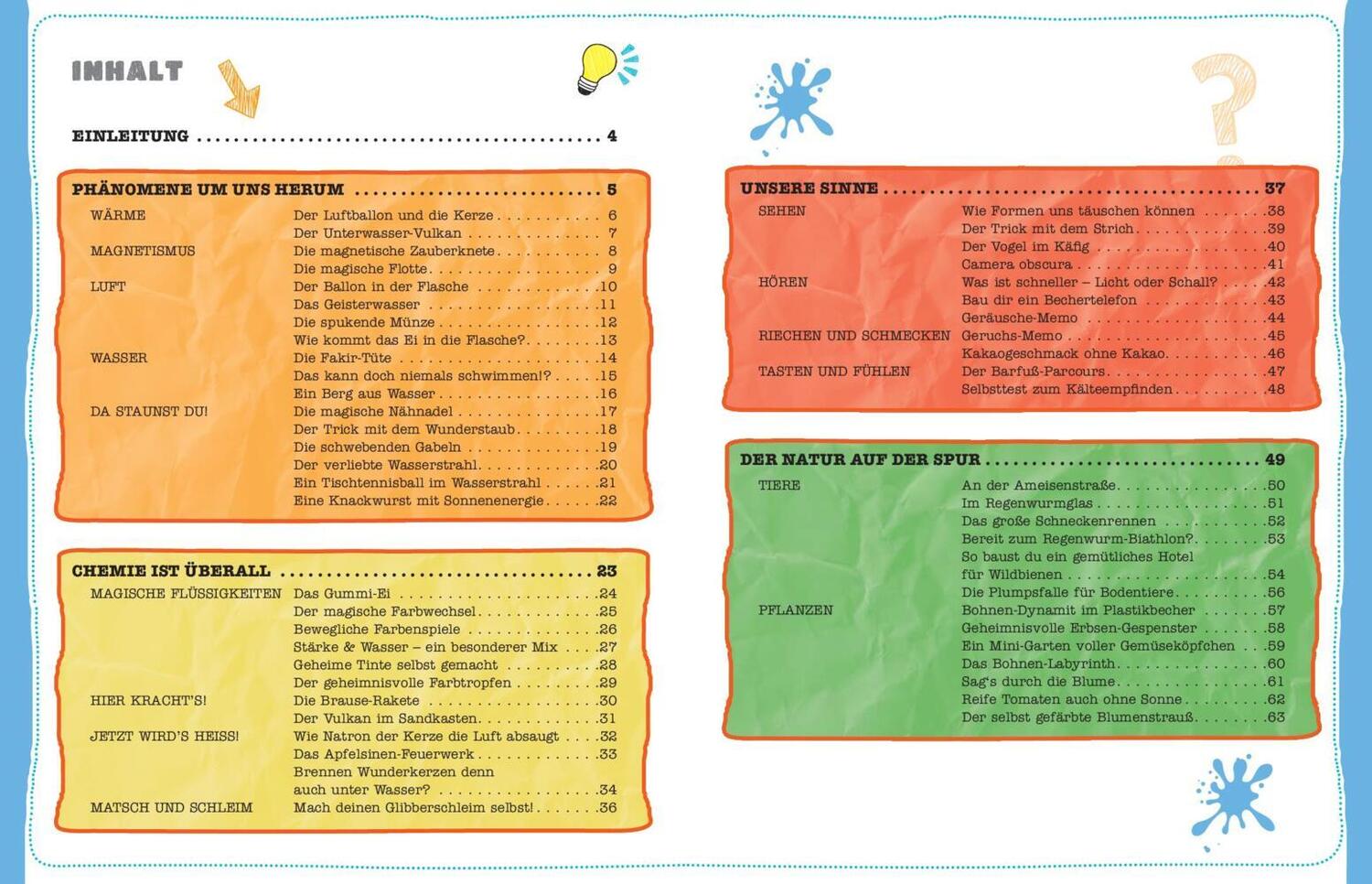 Bild: 9783625192121 | Experimente zu Hause &amp; in der Natur | Taschenbuch | 64 S. | Deutsch