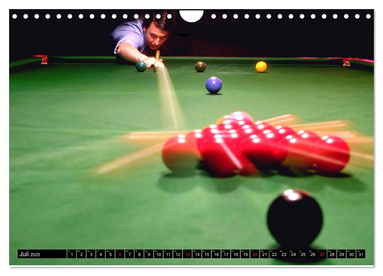 Bild: 9783435289332 | Billard. Konzentration - Sport - Spannung (Wandkalender 2025 DIN A4...