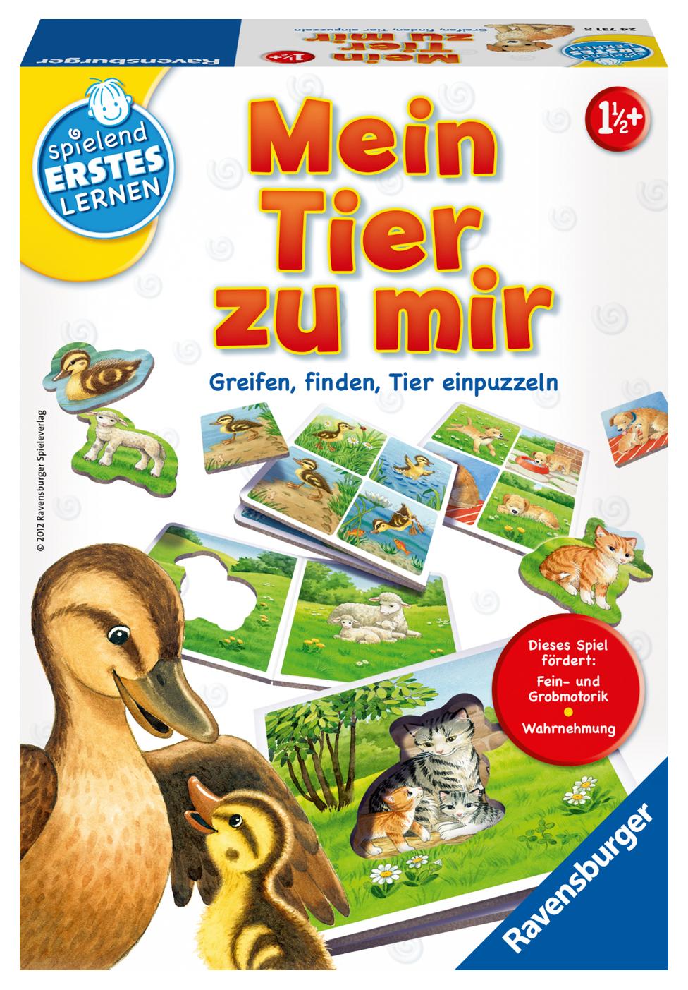 Cover: 4005556247318 | Mein Tier zu mir | Greifen, finden und Tier einpuzzeln. Ab 18 Monate