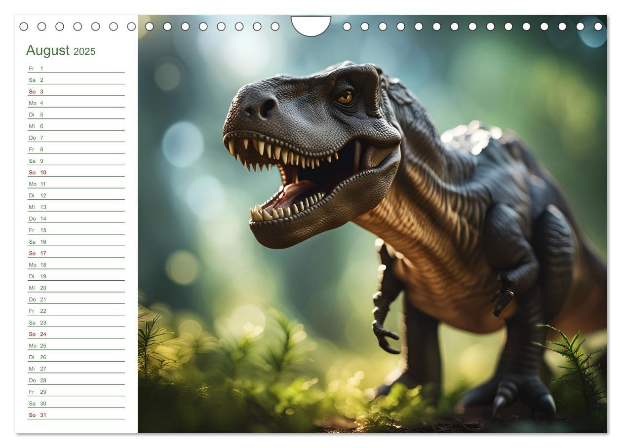 Bild: 9783383846519 | KI Dinosaurier - Herrscher der Lüfte, Land und Meer (Wandkalender...