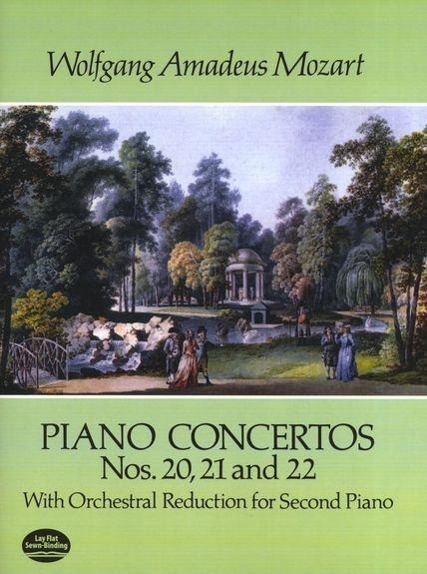 Cover: 9780486284354 | Piano Concertos Nos. 20, 21 And 22 | Wolfgang Amadeus Mozart | Buch