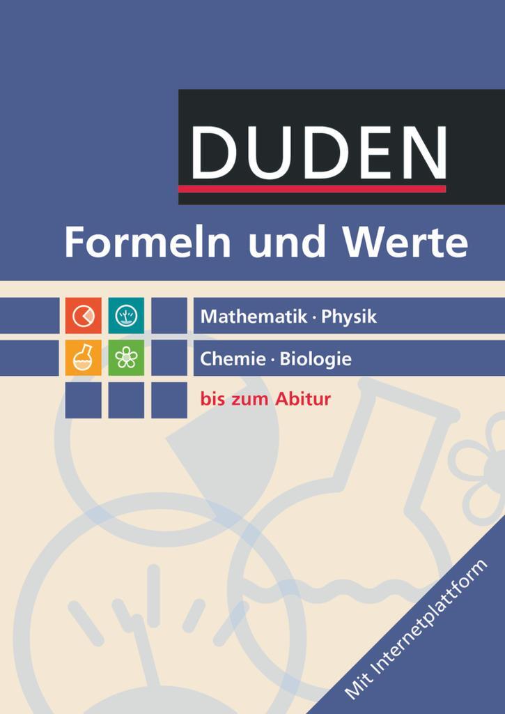 Cover: 9783835513686 | Formeln und Werte - Sekundarstufe I und II. Mathematik - Physik -...