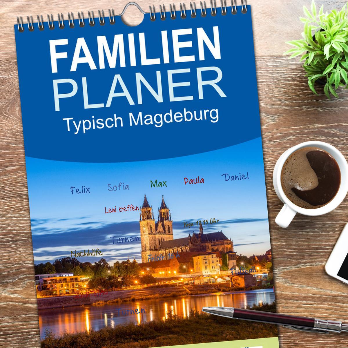 Bild: 9783457094402 | Familienplaner 2025 - Typisch Magdeburg mit 5 Spalten...