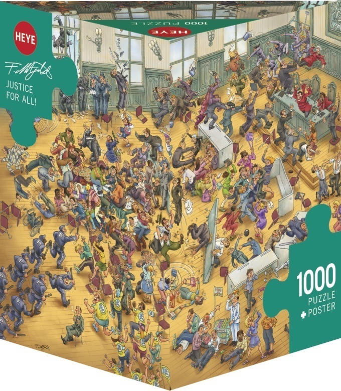 Cover: 4001689299934 | Justice For All! Puzzle | 1000 Teile | Florian Mitgutsch | Spiel