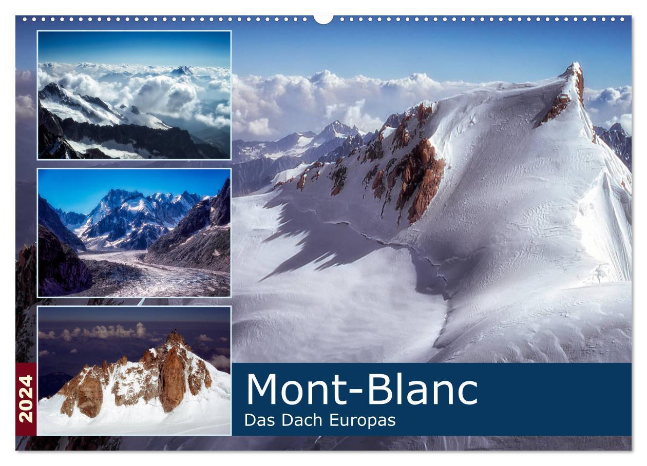 Cover: 9783675630833 | Mont-Blanc - Das Dach Europas (Wandkalender 2024 DIN A2 quer),...