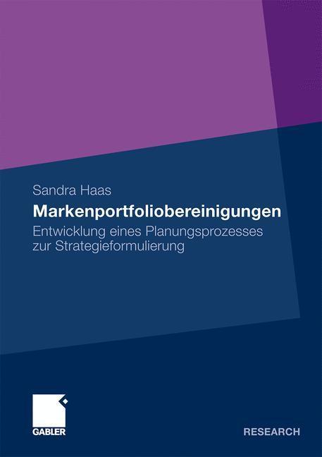 Cover: 9783834924063 | Markenportfoliobereinigungen | Sandra Haas | Taschenbuch | Paperback