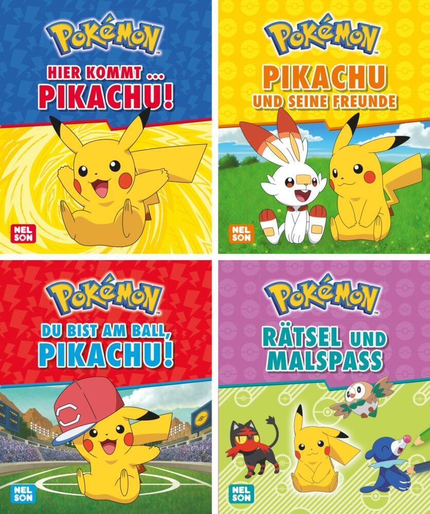 Cover: 9783845122878 | Nelson Mini-Bücher: Pokémon: 4er Pikachu 1-4 | Broschüre | 20 S.