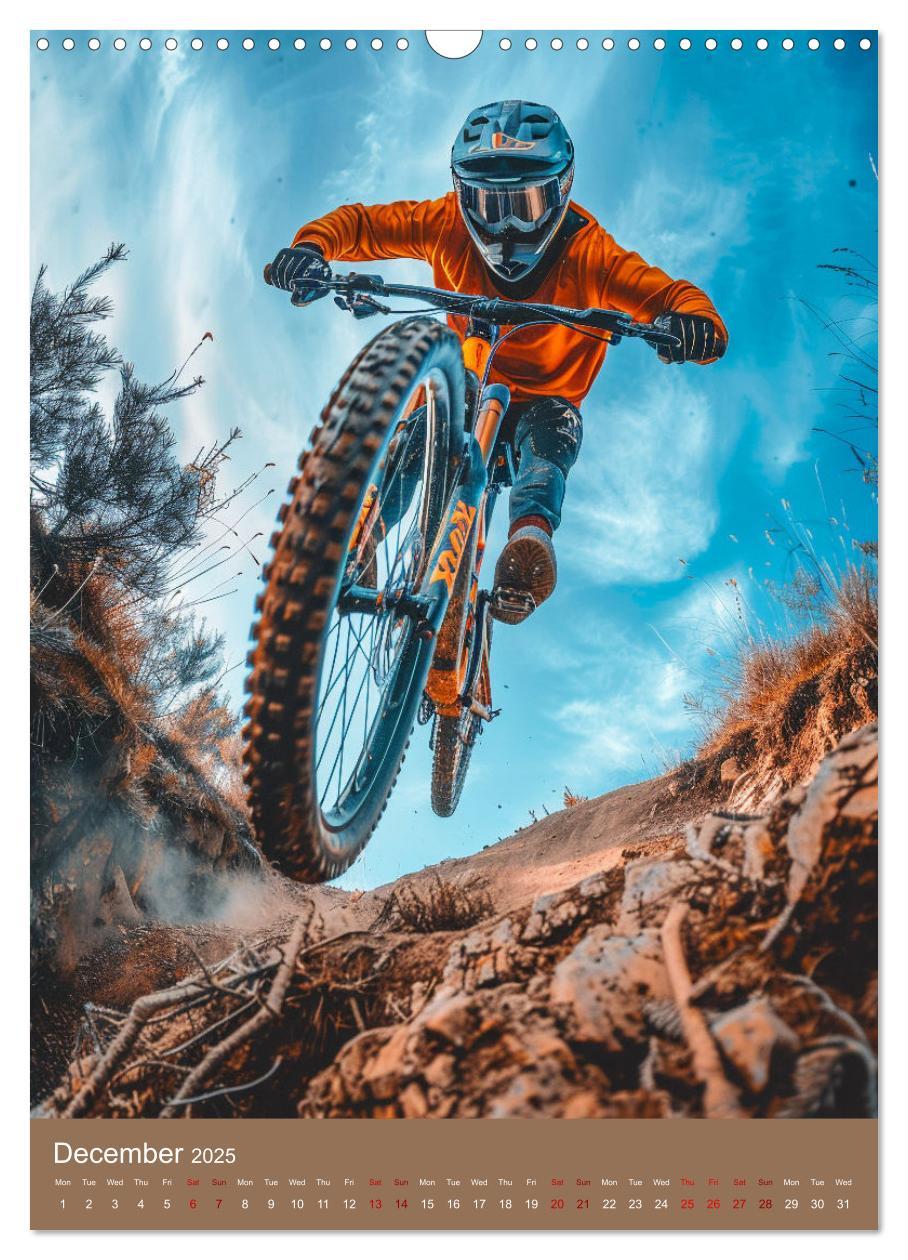 Bild: 9781325978588 | Downhill Adrenaline (Wall Calendar 2025 DIN A3 portrait), CALVENDO...