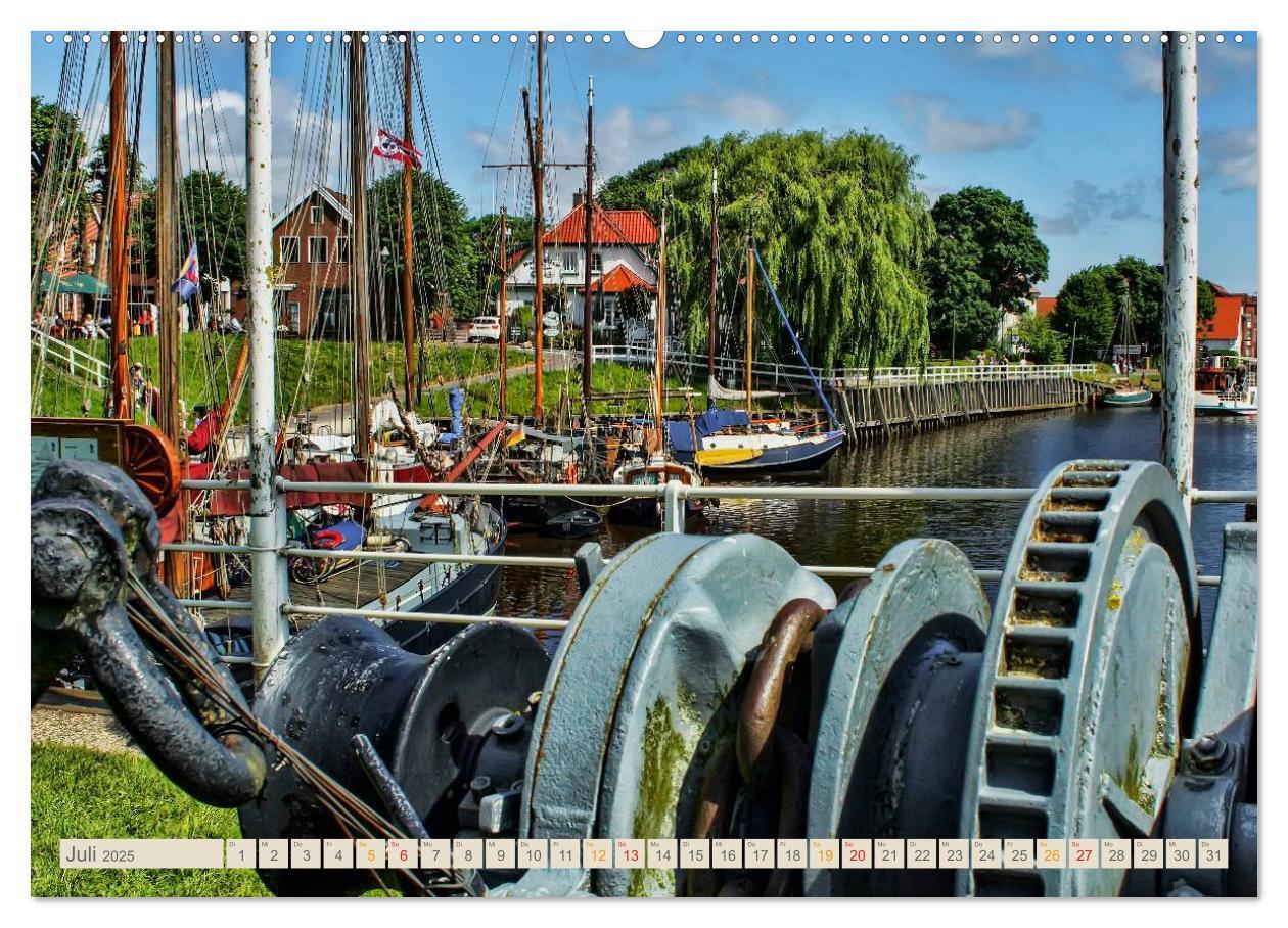 Bild: 9783435662210 | Ostfriesland - der alte Hafen Carolinensiel (Wandkalender 2025 DIN...