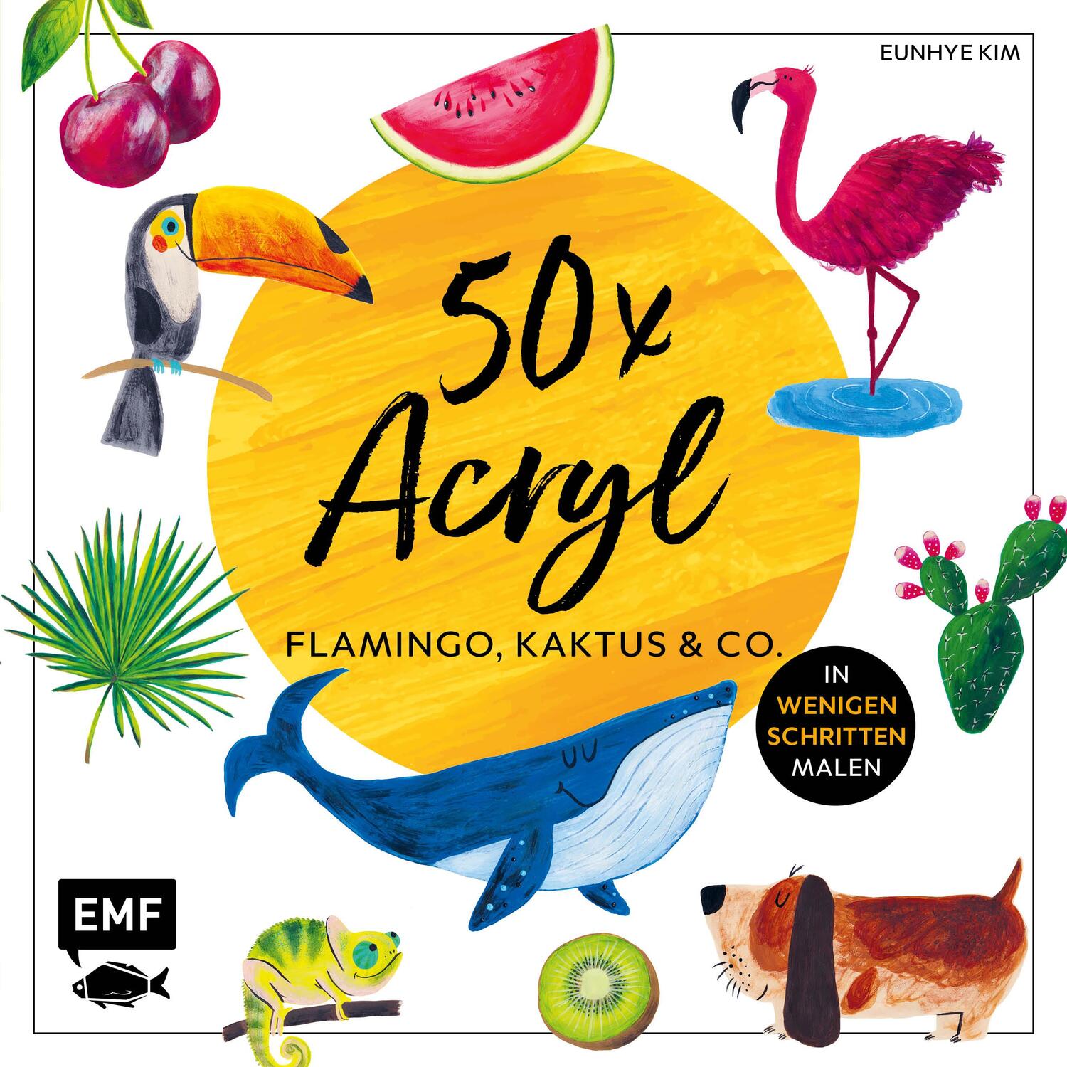 Cover: 9783960931171 | 50 x Acryl - Flamingo, Kaktus und Co. | Eunhye Kim | Taschenbuch
