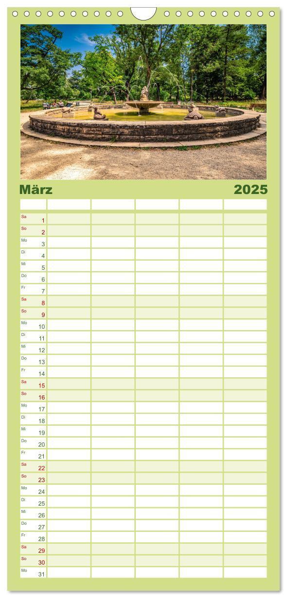 Bild: 9783457094945 | Familienplaner 2025 - Jena in Bildern mit 5 Spalten (Wandkalender,...