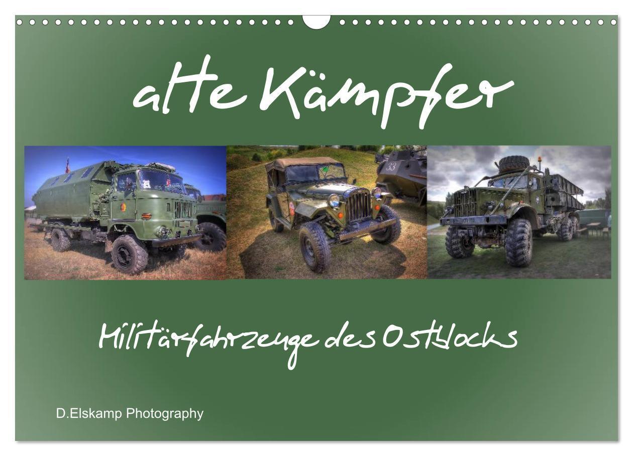 Cover: 9783675764996 | alte Kämpfer- Militärfahrzeuge des Ostblocks (Wandkalender 2024 DIN...