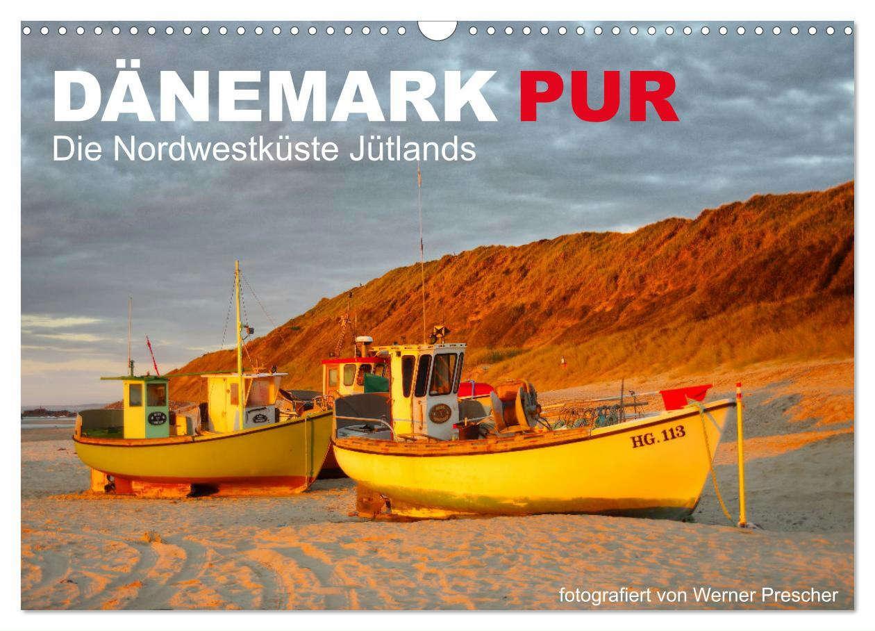 Cover: 9783435730469 | Dänemark Pur (Wandkalender 2025 DIN A3 quer), CALVENDO Monatskalender