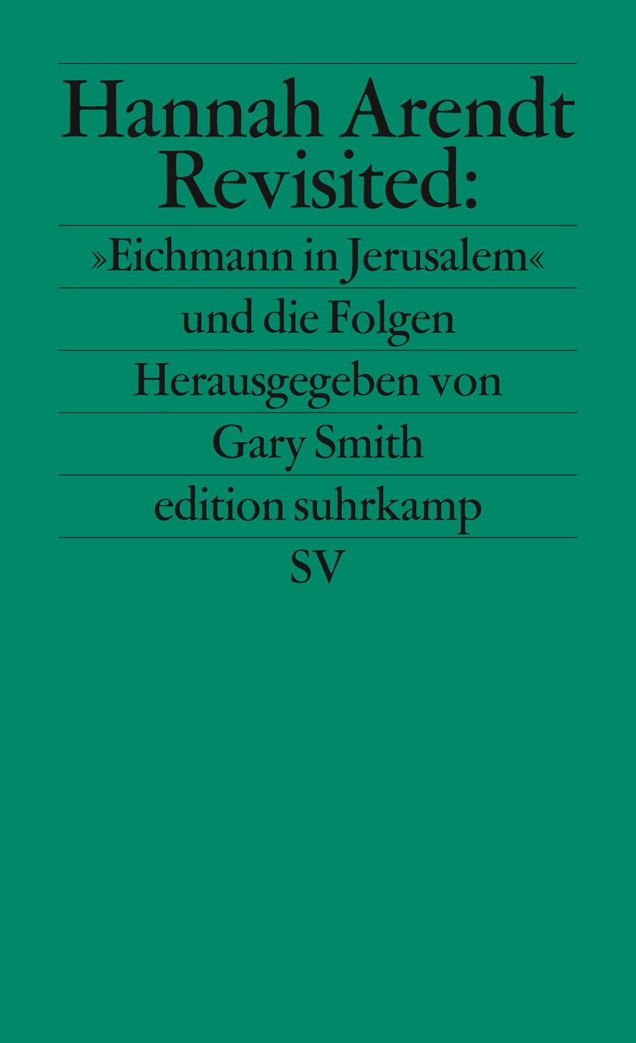 Cover: 9783518121351 | Hannah Arendt Revisited | 'Eichmann in Jerusalem' und die Folgen
