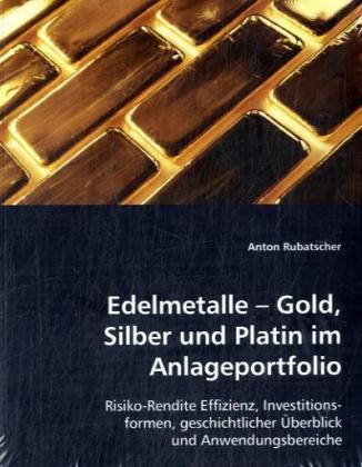 Cover: 9783639028126 | Edelmetalle - Gold, Silber und Platin im Anlageportfolio | Rubatscher