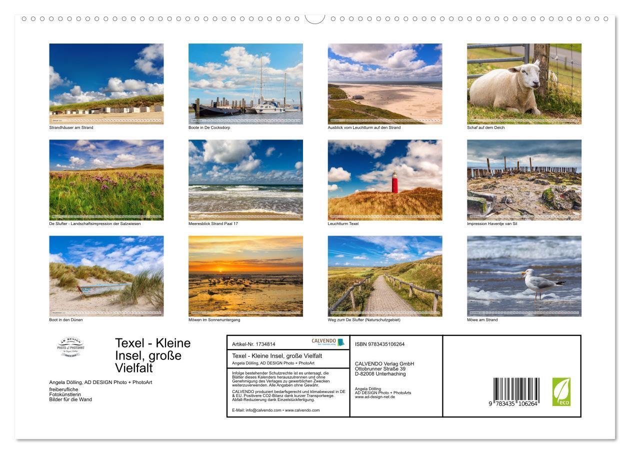 Bild: 9783435106264 | Texel - Kleine Insel, große Vielfalt (Wandkalender 2025 DIN A2...